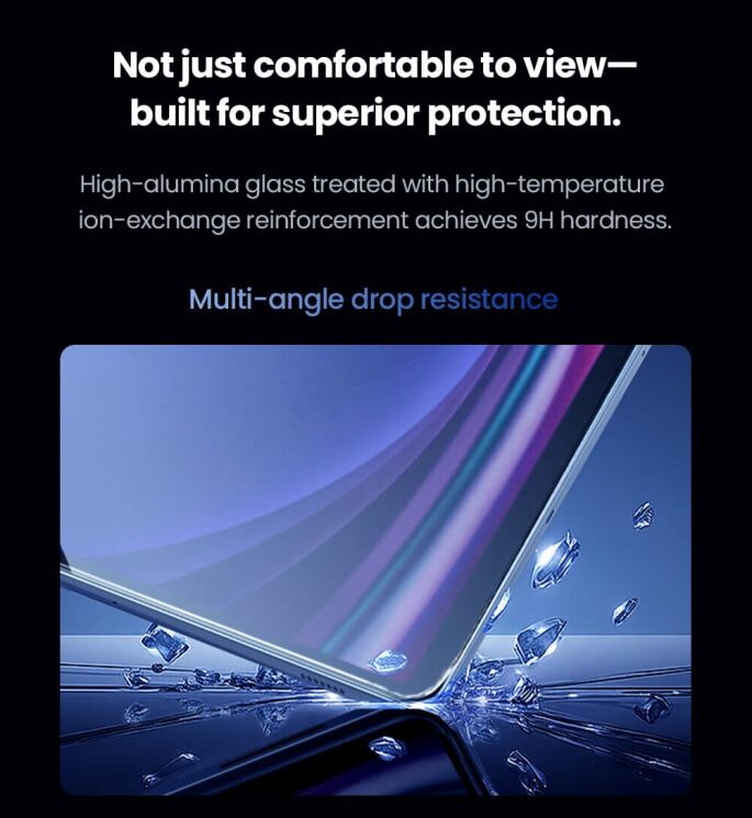 Захисне скло NILLKIN Amazing H+ Pro (FT) для Samsung Galaxy Tab S9 / Tab S9 FE / Tab S10 FE / S10 Lite: фото 13 з 22