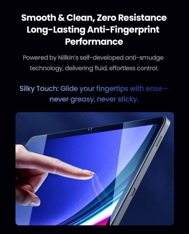 Захисне скло NILLKIN Amazing H+ Pro (FT) для Samsung Galaxy Tab S9 / Tab S9 FE / Tab S10 FE / S10 Lite: фото 15 з 22