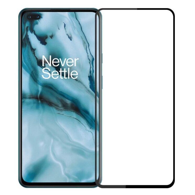 Защитное стекло PINWUYO Full Glue Cover для OnePlus Nord - Black: фото 2 из 15