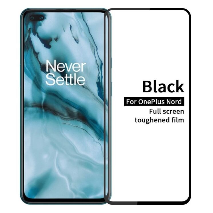 Защитное стекло PINWUYO Full Glue Cover для OnePlus Nord - Black: фото 1 из 15
