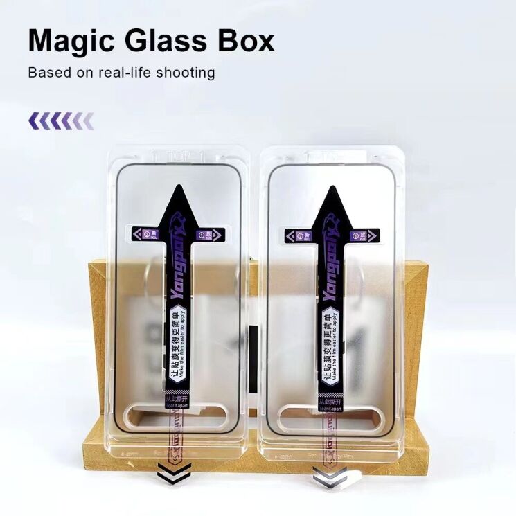 Захисне скло YONGPOLY Full Glue для Apple iPhone 17 Air - Black: фото 2 з 8