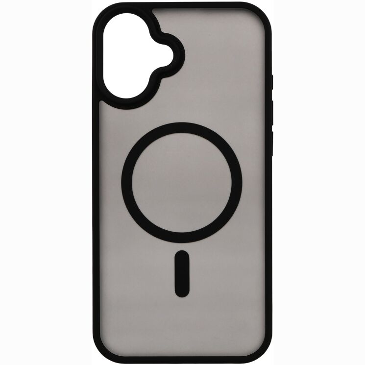 Захисний чохол 2Е Soft Touch MagSafe для iPhone 16 Plus - Black: фото 1 з 4