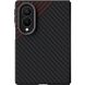 Защитный чехол ABEEL Carbon Fiber Case для Samsung Galaxy Fold 8 - Black / Red (424553BR). Фото 2 из 5