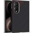 Защитный чехол ABEEL Carbon Fiber Case для Samsung Galaxy Fold 8 - Black / Red (424553BR)
