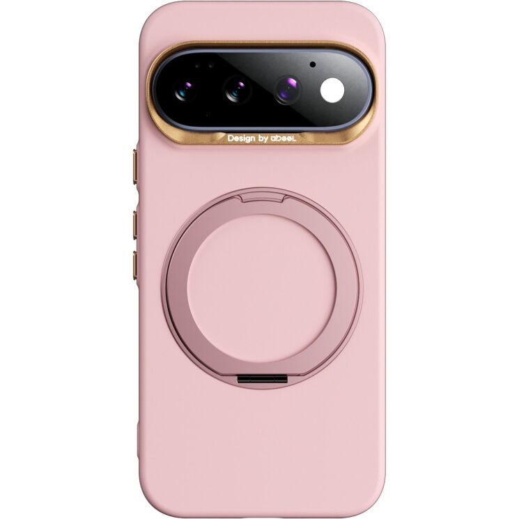 Защитный чехол ABEEL Silk Ring Magnetic для Google Pixel 11 Pro - Light Pink: фото 1 из 7