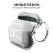 Защитный чехол AHASTYLE Dual Color для Apple AirPods 4 - White (364448W). Фото 5 из 8