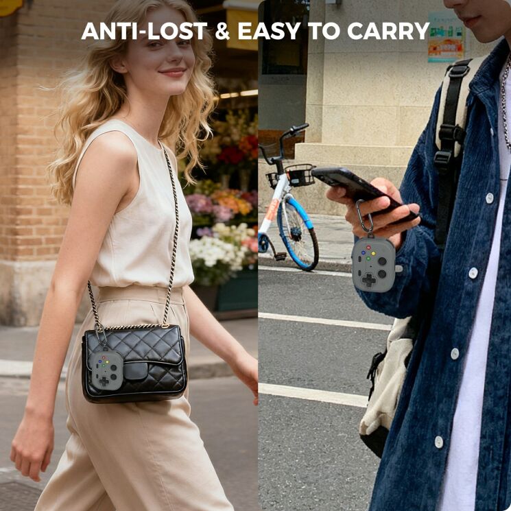 Защитный чехол AHASTYLE Game Design для AirPods Pro 3 - White: фото 7 из 7