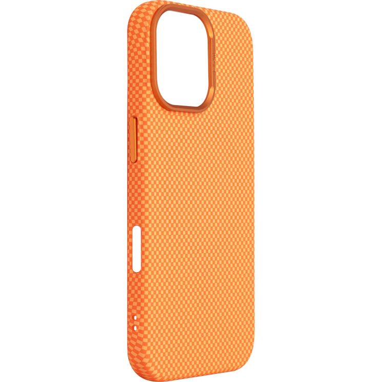 Захисний чохол ArmorStandart LikeCarbon2 MagCase для iPhone 17 - Kevlar Orange: фото 3 з 8