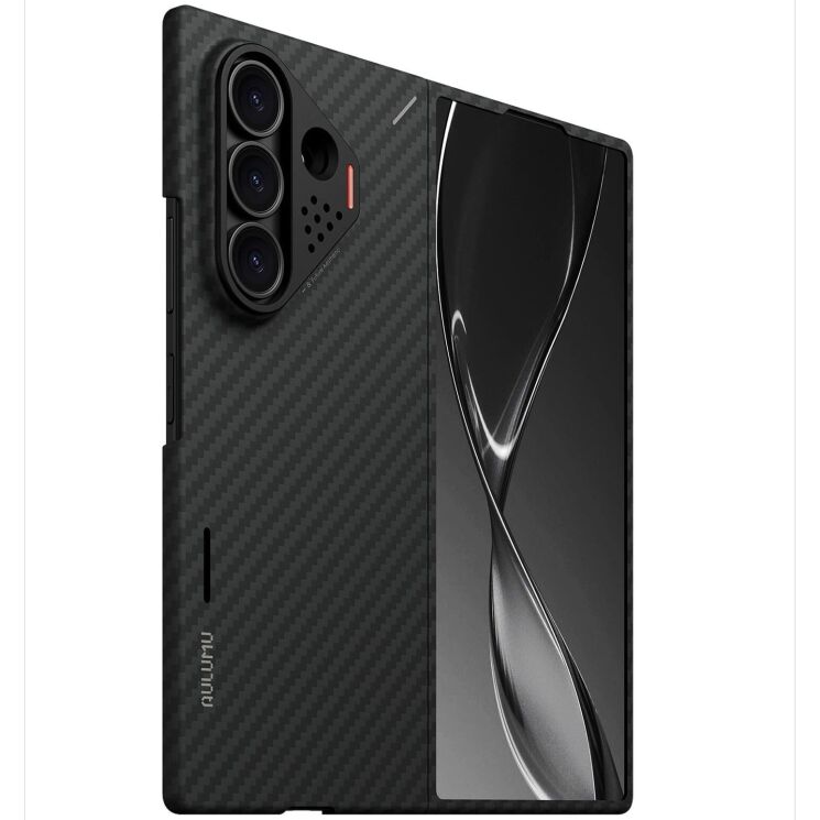 Защитный чехол AULUMU Ultra-Slim Aramid Fiber Case (FF) для Samsung Galaxy Fold 8 Ultra - Black: фото 4 из 11