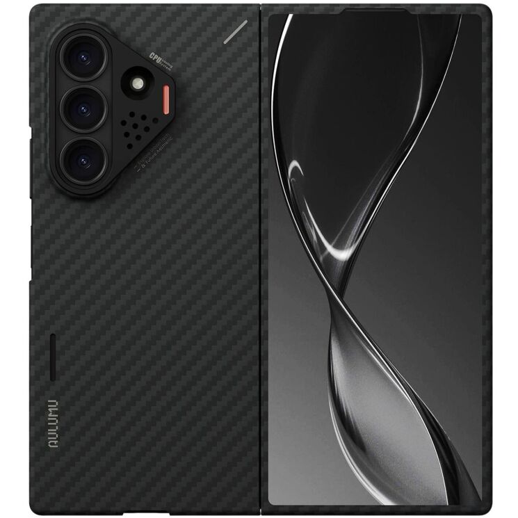 Защитный чехол AULUMU Ultra-Slim Aramid Fiber Case (FF) для Samsung Galaxy Fold 8 Ultra - Black: фото 3 из 11