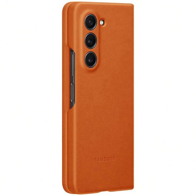 Защитный чехол Copiex Leather Cover (FF) для Samsung Galaxy Fold 5 - Brown: фото 3 из 5
