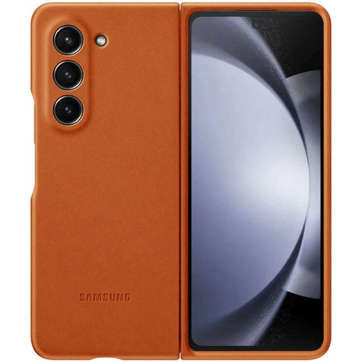 Защитный чехол Copiex Leather Cover (FF) для Samsung Galaxy Fold 5 - Brown: фото 1 из 5