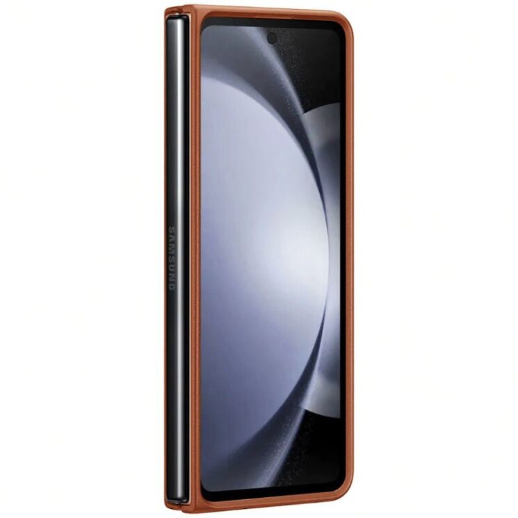 Защитный чехол Copiex Leather Cover (FF) для Samsung Galaxy Fold 5 - Brown: фото 4 из 5