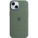 Защитный чехол Copiex Silicone Case with MagSafe для Apple iPhone 15 - Cypress (339964G). Фото 1 из 5