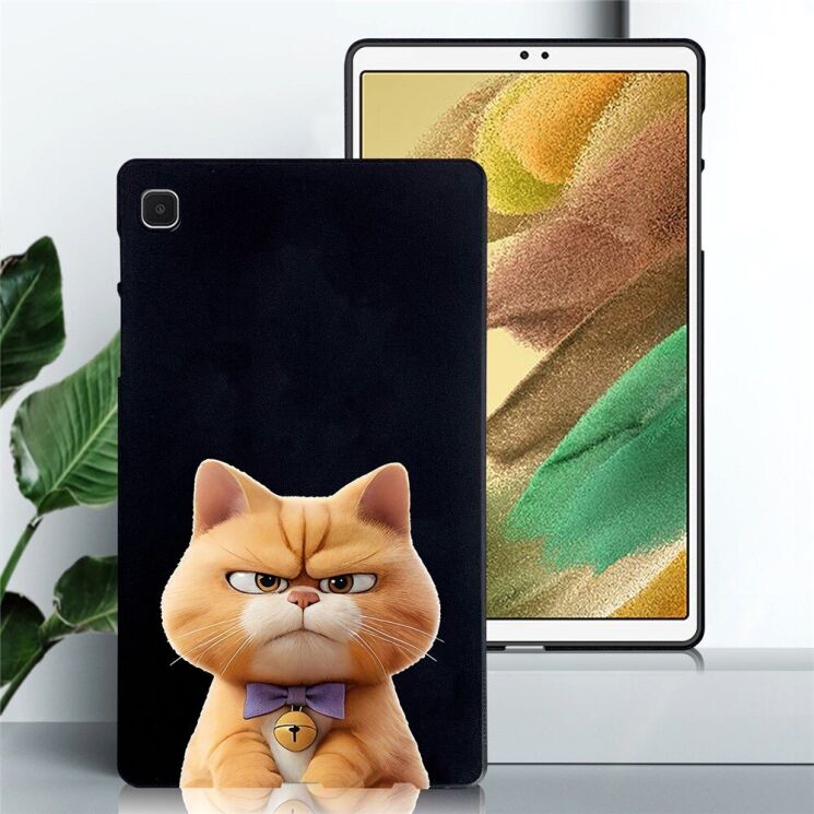Защитный чехол Deexe Animal Series для Samsung Galaxy Tab A7 Lite (T220/T225) - Garfield Cat: фото 2 из 5