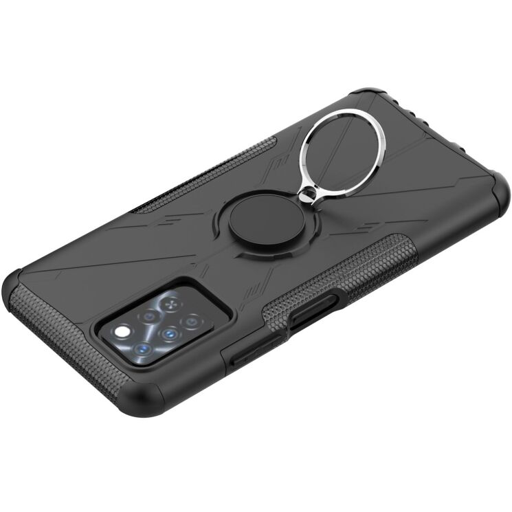Защитный чехол Deexe Armor Bear для Infinix Note 10 Pro (X695C) - Black: фото 3 из 6