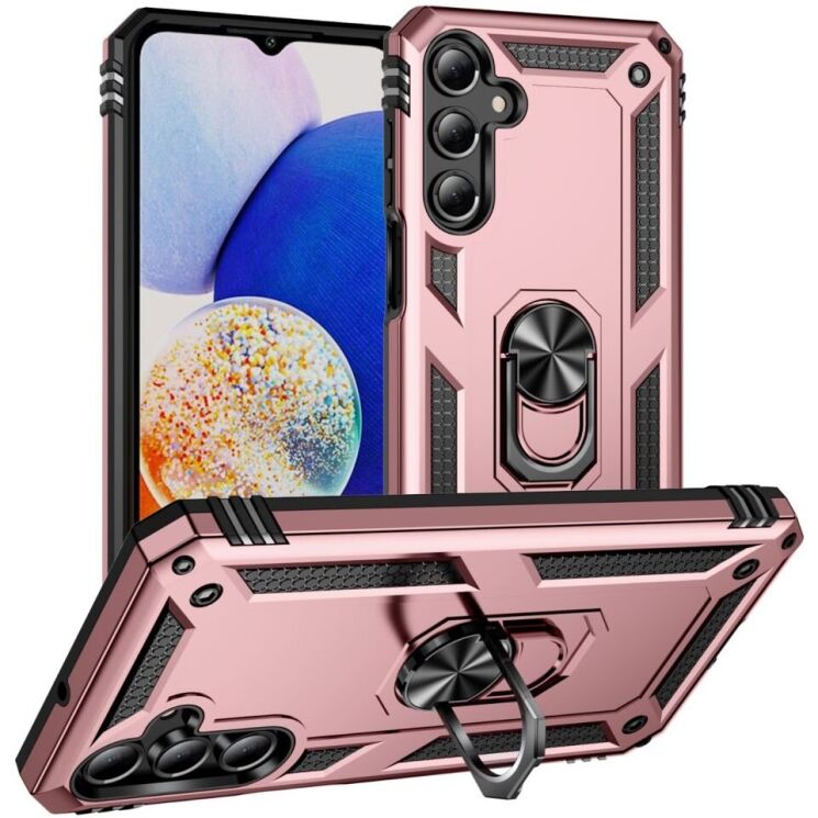 Защитный чехол Deexe Armor Case для Samsung Galaxy A16 (A165) - Rose Gold: фото 1 из 7