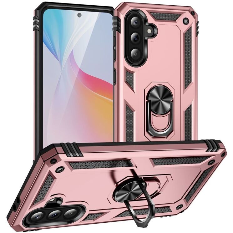 Защитный чехол Deexe Armor Case для Samsung Galaxy A56 (A566) - Rose Gold: фото 1 из 7