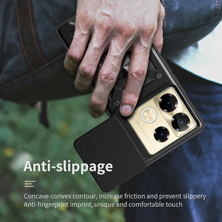Защитный чехол Deexe Armor Shield для Infinix Note 40 Pro - Black: фото 8 из 8