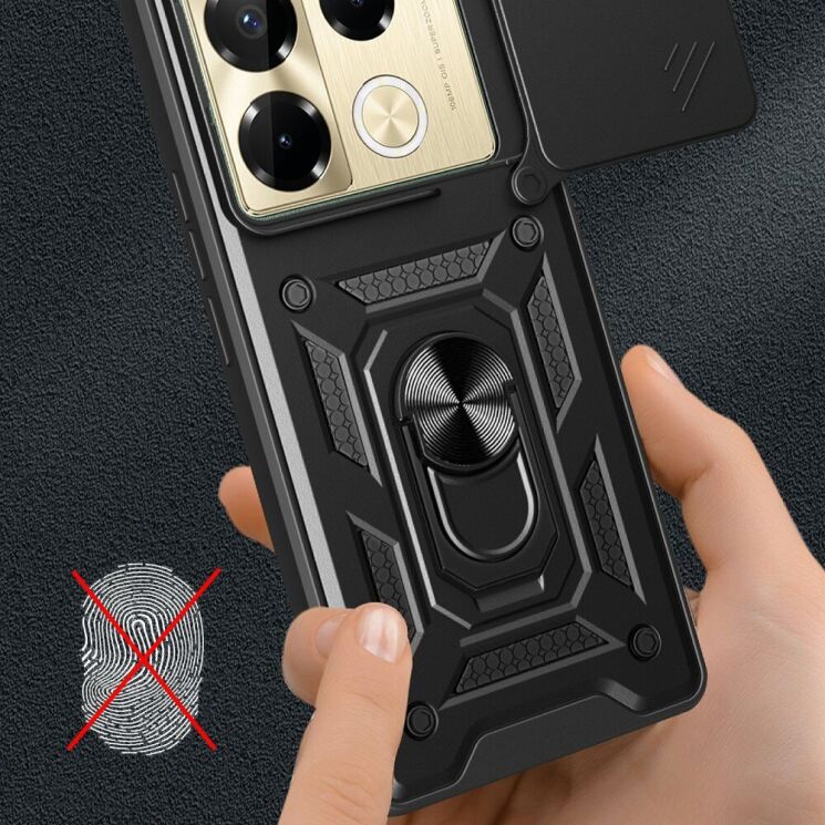 Защитный чехол Deexe Armor Shield для Infinix Note 40 Pro - Black: фото 6 из 8