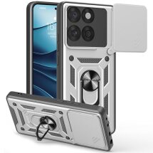 Защитный чехол Deexe Armor Shield для Motorola Edge 60 / Edge 60 Fusion - Silver: фото 1 из 8