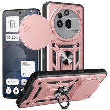 Защитный чехол Deexe Armor Shield для Nothing Phone (3a) Pro - Rose Gold: фото 1 из 9