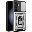 Защитный чехол Deexe Armor Shield для Samsung Galaxy S24 FE (S721) - Silver (367519S)