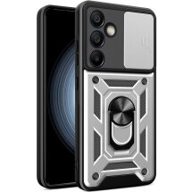 Защитный чехол Deexe Armor Shield для Samsung Galaxy S24 FE (S721) - Silver: фото 1 из 9