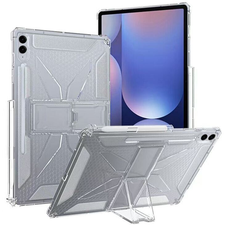 Захисний чохол Deexe Astro Deck для Samsung Galaxy Tab S9 FE (X510/516) / Tab S10 FE (X520/526) - Transparent: фото 1 з 5