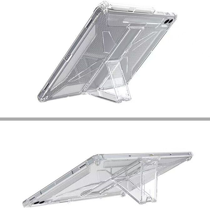 Захисний чохол Deexe Astro Deck для Samsung Galaxy Tab S9 FE (X510/516) / Tab S10 FE (X520/526) - Transparent: фото 4 з 5
