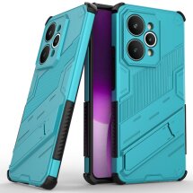 Захисний чохол з підставкою Deexe Bibercas для Realme 15 Pro - Baby Blue: фото 1 з 5