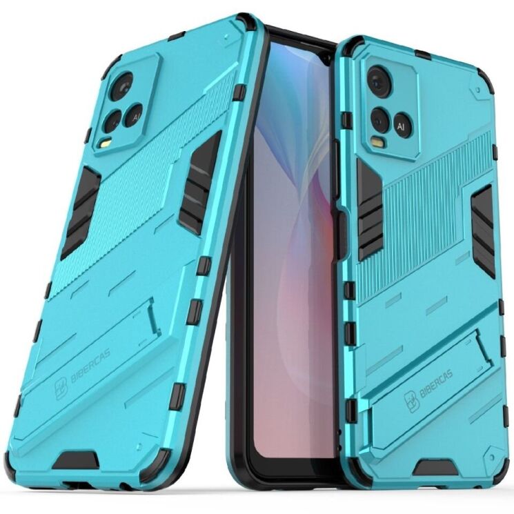 Защитный чехол Deexe Bibercas для VIVO Y33s / Y21 / Y21s - Baby Blue: фото 1 из 9
