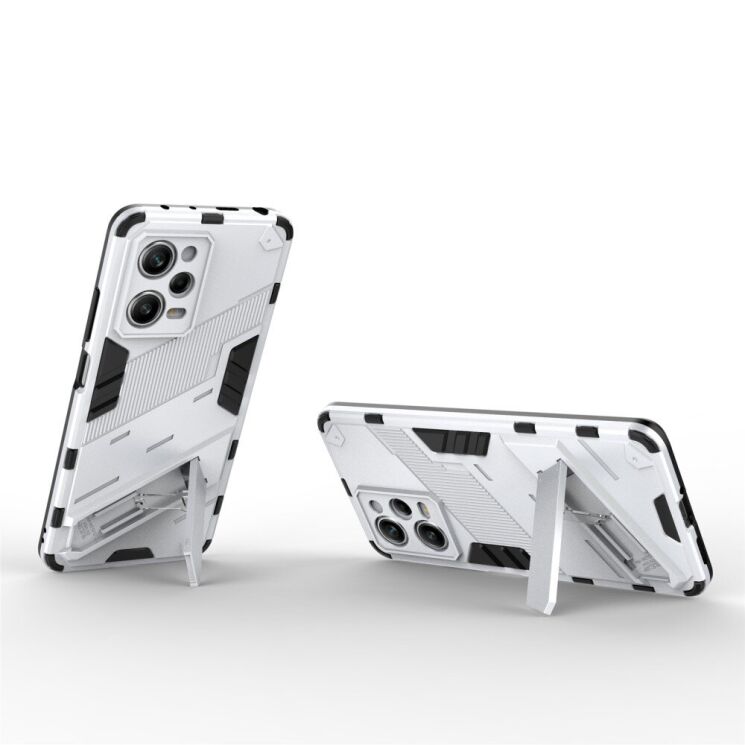 Захисний чохол Deexe Bibercas для Xiaomi Redmi Note 12 Pro 5G - Silver: фото 3 з 8