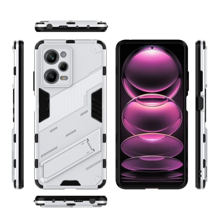 Захисний чохол Deexe Bibercas для Xiaomi Redmi Note 12 Pro 5G - Silver: фото 5 з 8