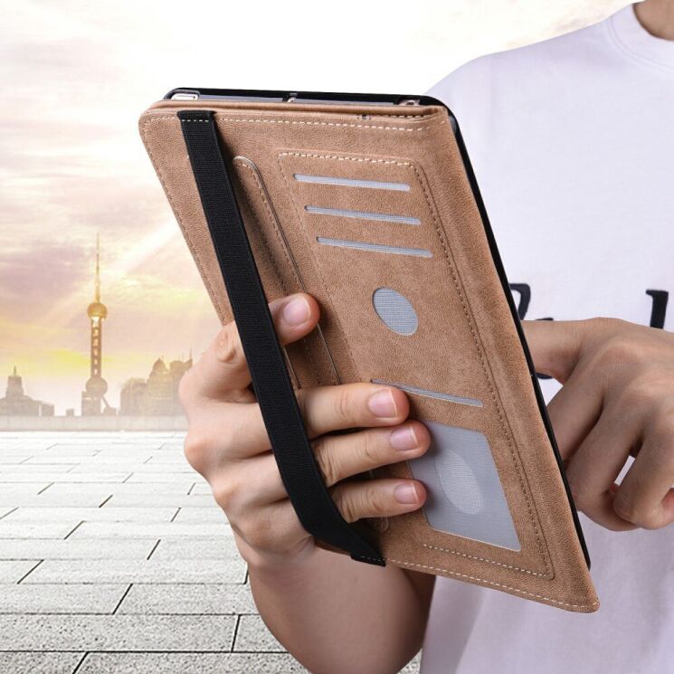 Захисний чохол Deexe Business Cover для Xiaomi Pad 7 / 7 Pro - Brown: фото 12 з 12