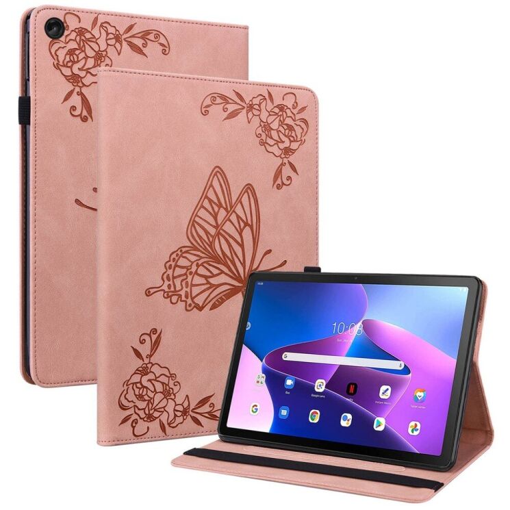 Защитный чехол Deexe Butterfly для Lenovo Tab M10 (Gen 3) TB328 - Pink: фото 1 из 5