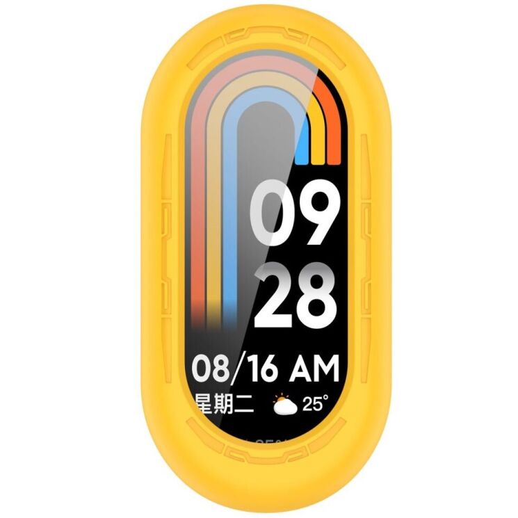 Защитный чехол Deexe Color Frame для Xiaomi Mi Smart Band 9 - Yellow: фото 4 из 8