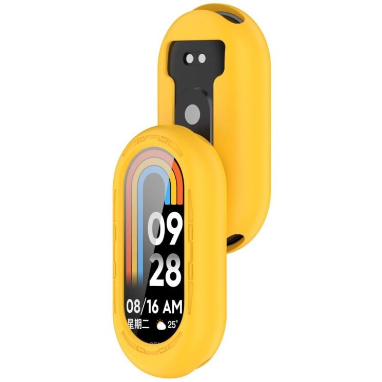 Защитный чехол Deexe Color Frame для Xiaomi Mi Smart Band 9 - Yellow: фото 7 из 8