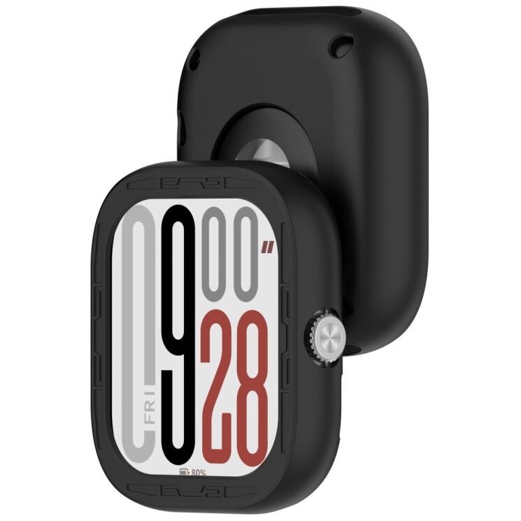 Защитный чехол Deexe Color Frame для Xiaomi Redmi Watch 5 - Black: фото 3 из 8