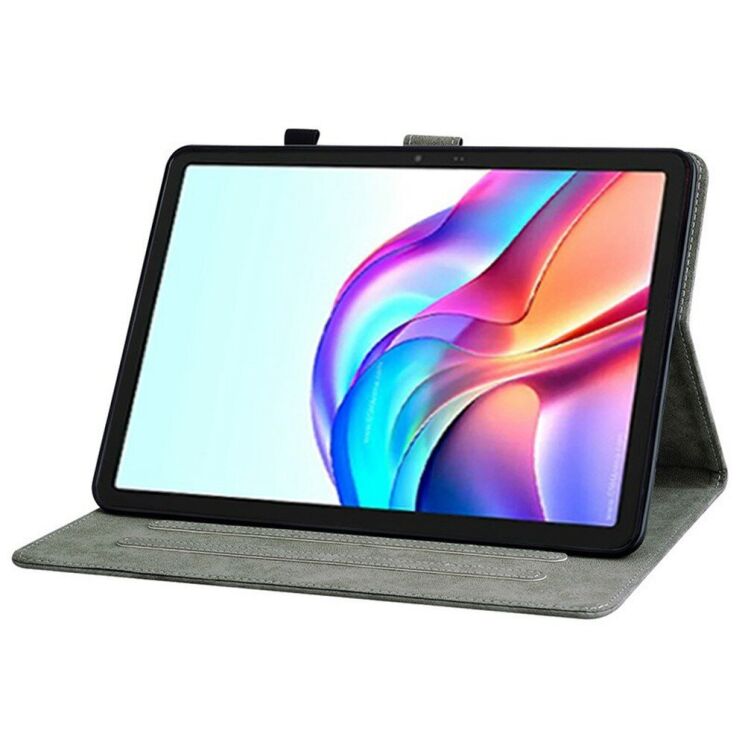 Захисний чохол Deexe Cute Tiger для TECNO Megapad 11 - Grey: фото 3 з 7