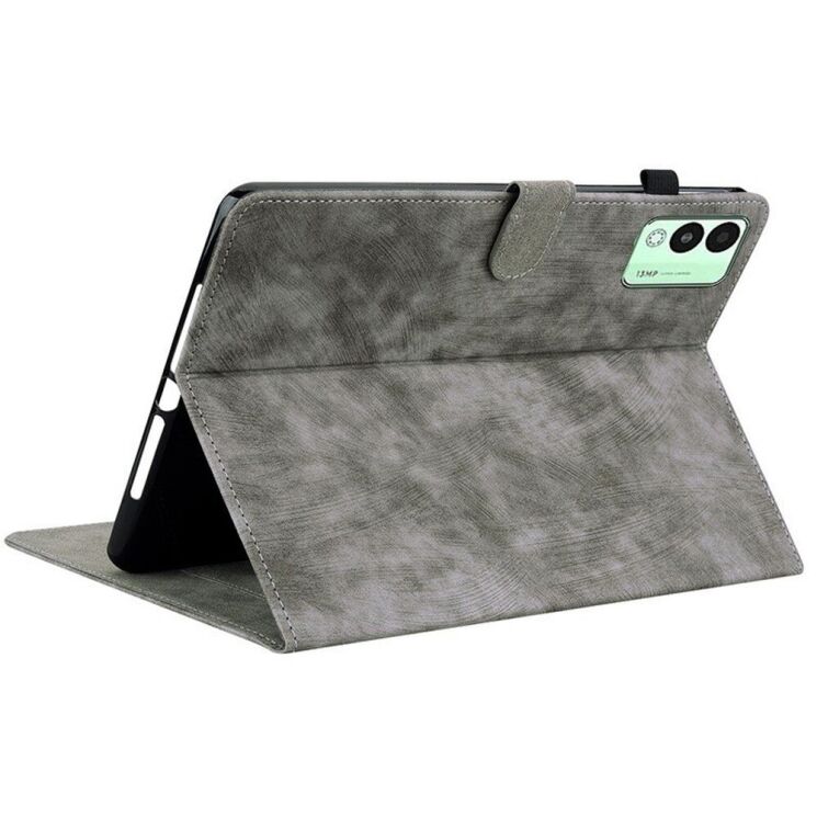 Захисний чохол Deexe Cute Tiger для TECNO Megapad 11 - Grey: фото 4 з 7