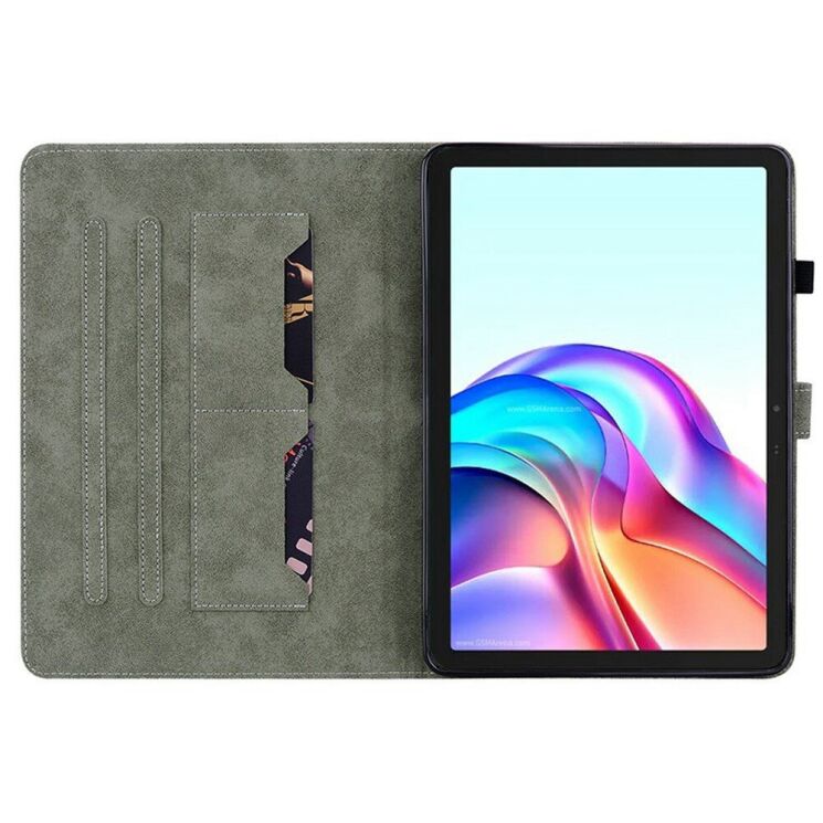 Захисний чохол Deexe Cute Tiger для TECNO Megapad 11 - Grey: фото 2 з 7