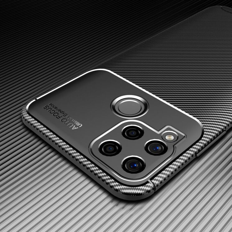Захисний чохол Deexe Fusion для Realme C15 - Black: фото 10 з 11