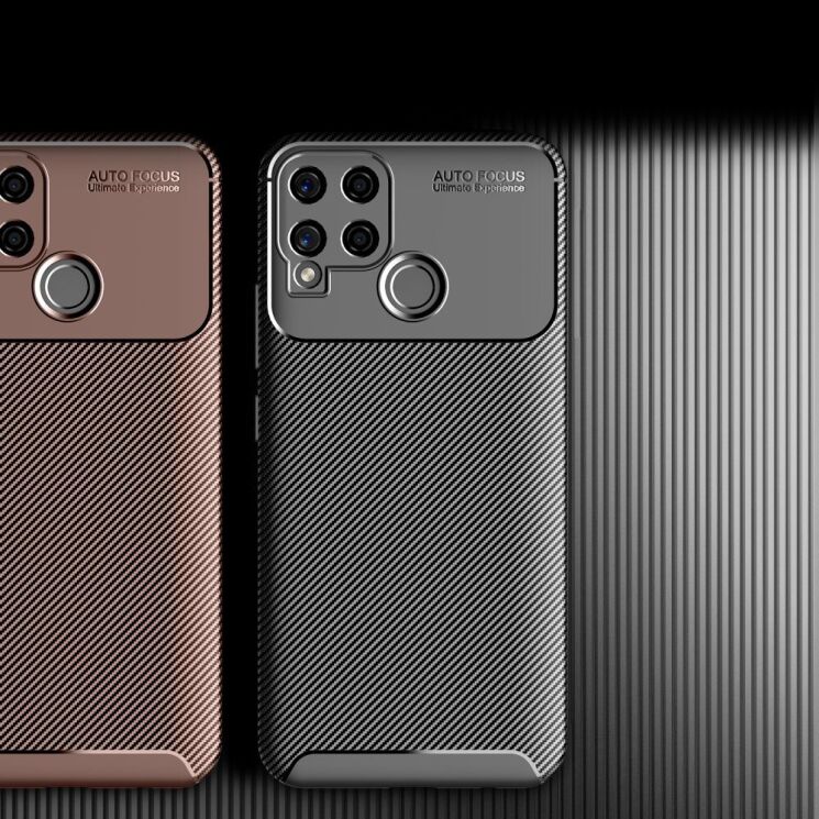 Захисний чохол Deexe Fusion для Realme C15 - Black: фото 3 з 11