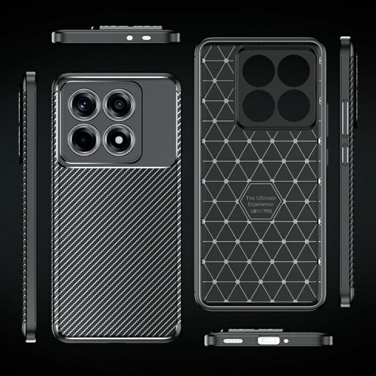 Захисний чохол Deexe Fusion для Xiaomi 14T - Black: фото 7 з 7