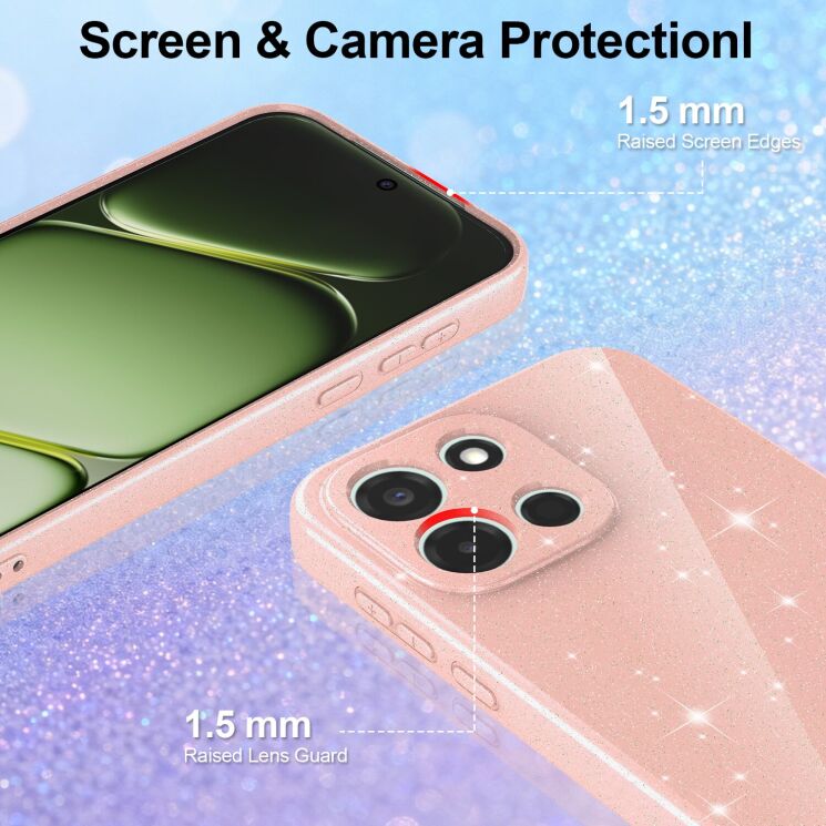 Захисний чохол Deexe Glitter Case with MagSafe для OnePlus Nord 6 - Blue (411918L) Захисний чохол Deexe Glitter Case with MagSafe для OnePlus Nord 6 - Blue: фото 2 з 7