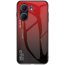 Захисний чохол Deexe Gradient Color для OPPO A5x - Red / Black: фото 1 з 8
