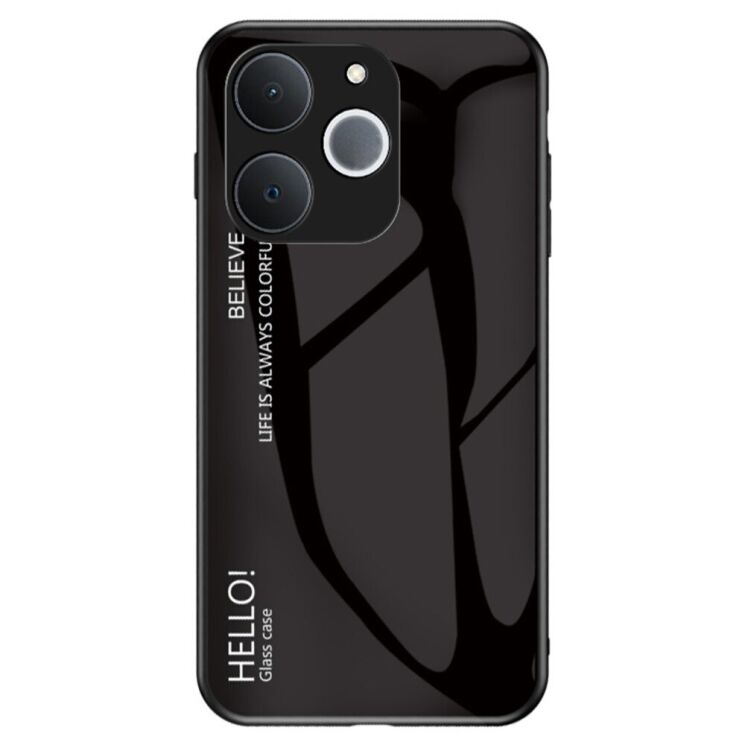 Защитный чехол Deexe Gradient Color для Realme Note 70 - Black: фото 1 из 9