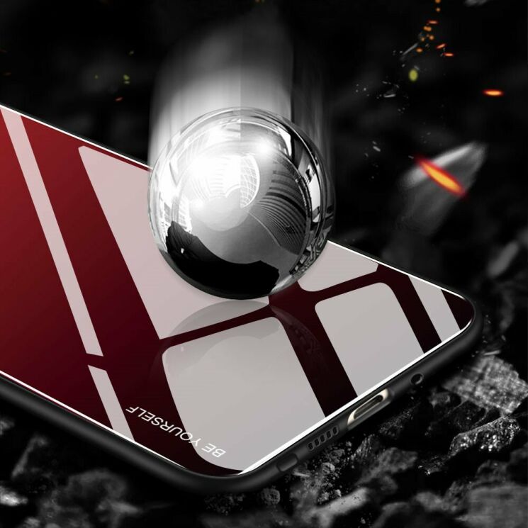 Защитный чехол Deexe Gradient Color для Samsung Galaxy Note 10+ (N975) - Red / Black: фото 4 из 10