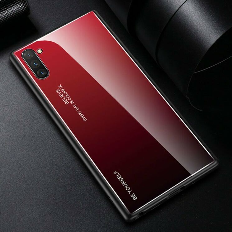 Защитный чехол Deexe Gradient Color для Samsung Galaxy Note 10+ (N975) - Red / Black: фото 2 из 10
